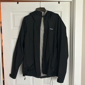 Women’s black Patagonia Rain Jacket